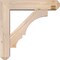 Ekena Millwork Balboa Craftsman Smooth Bracket w/ Offset Brace, Douglas Fir, 5 1/2"W x 22"D x 22"H BKT0604X22X22BOA04SDF - alternate 4